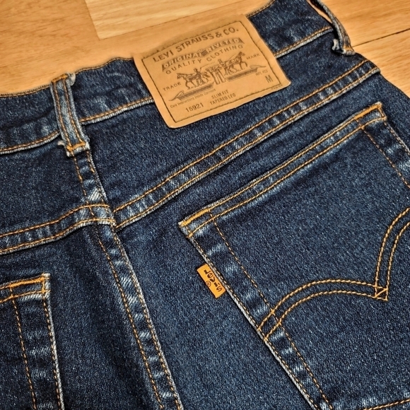 Vintage Levis 921 Jeans Orange Tab Women's 8 Slim Fit Tapered Leg - Picture 2 of 12